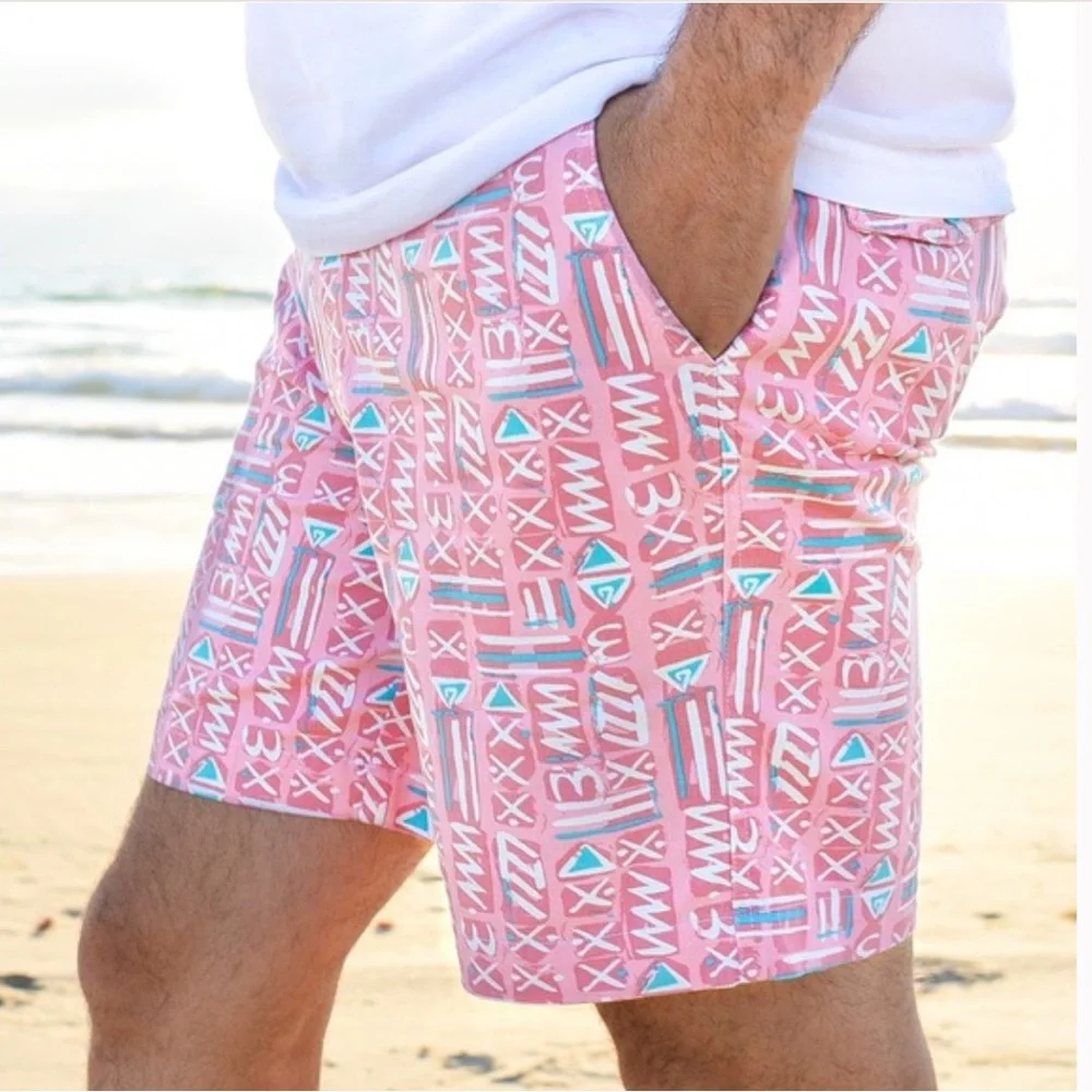 Tipsy Elves Weekend‎ Warrior Pink Tribal Print Shorts sz: Large